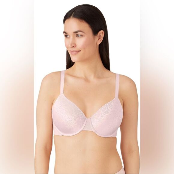 Wacoal back appeal full coverage t-shirt bra Sz 36D in crystal pink - Picture 1 of 8